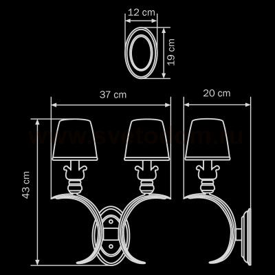 Светильник бра Lightstar 783621 Antique