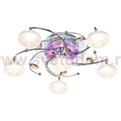 Потолочный светильник Экономсвет 7838/6CR RC RBLLED