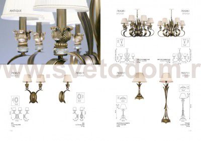 Настольная лампа Lightstar 783911 Antique