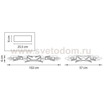 Люстра потолочная Lightstar 784246 Ovale