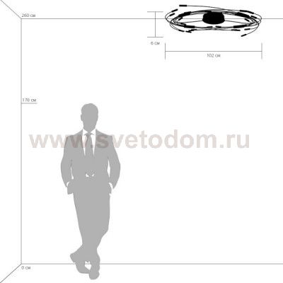 Люстра потолочная Lightstar 784247 Ovale