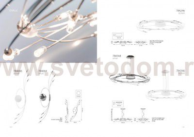 Светильник бра Lightstar 784666 Ovale