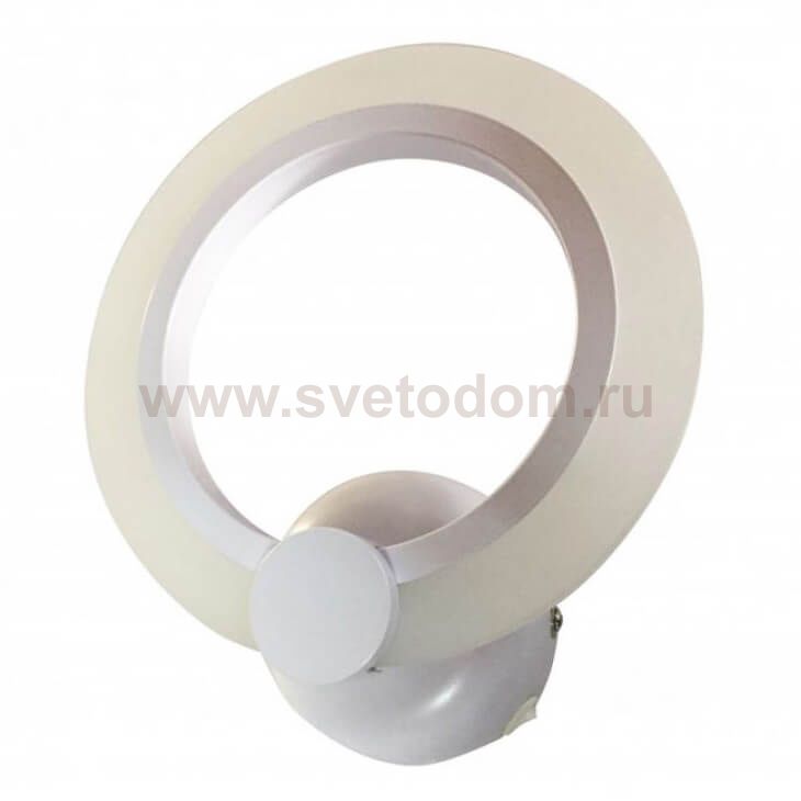 Светильник бра САГА белая w23*20 h6,5 Led 8W (4000K) Kink light 7847