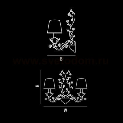 Светильник настенный бра Lightstar 785620 AIOLA