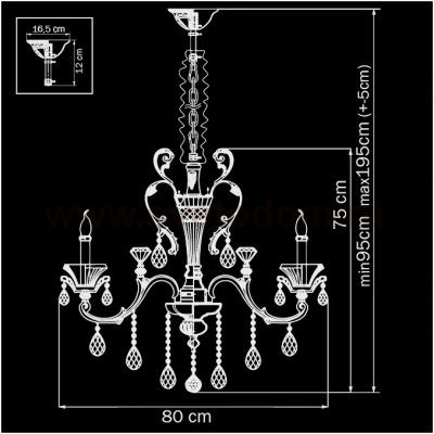 Люстра Lightstar 786082 AMPOLLO