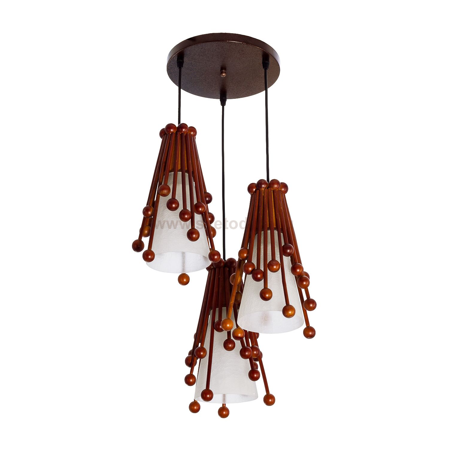 Подвесной светильник Экономсвет 7863/3P CF WT