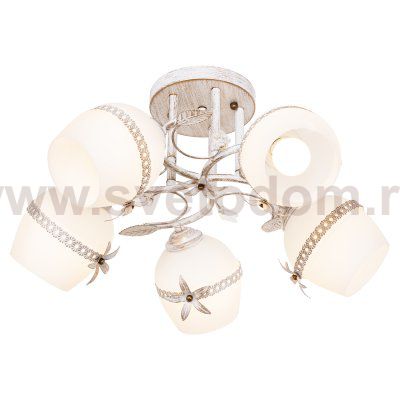 Светильник ЭкономСвет 7866/5WG WT+WG