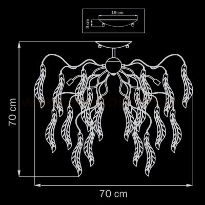 Люстра потолочная Lightstar 793125 Vetro colore