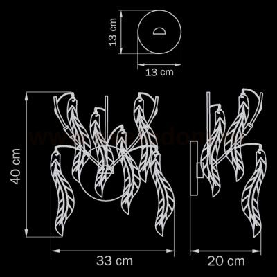 Светильник бра Lightstar 793635 Vetro colore