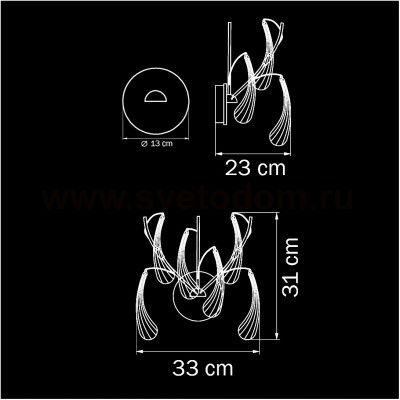 Светильник бра Lightstar 794634 Manica