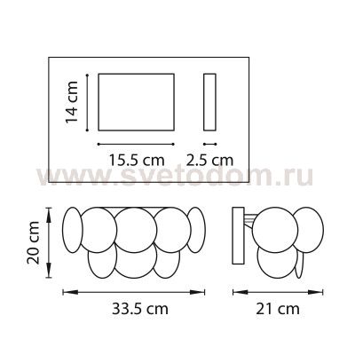Светильник бра Lightstar 797624 Circo