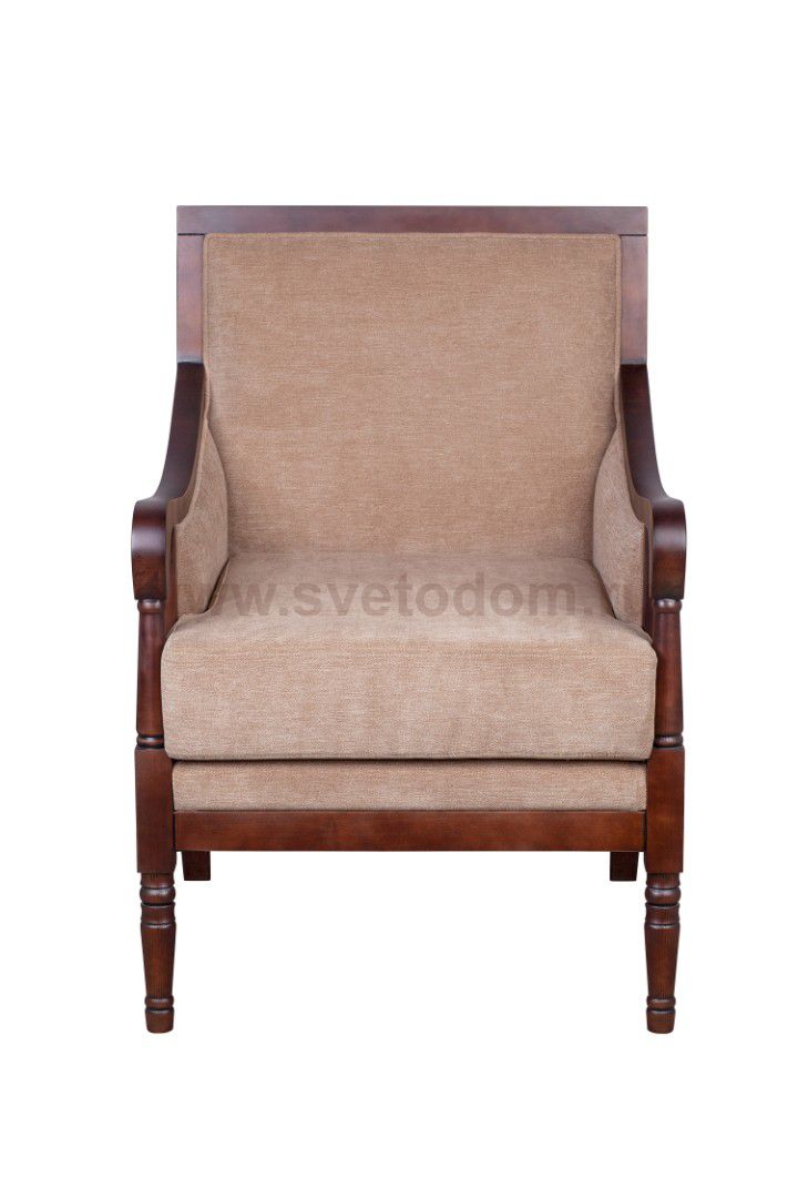 Классическое кресло Colin Brown MAK interior 7LV-9016-BR Коричневый