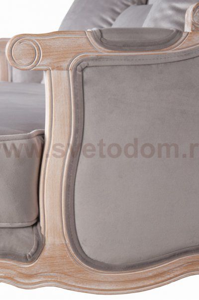 Двухместный дизайнерский диван Brody Double grey MAK interior 7LV1844-DWG Серый