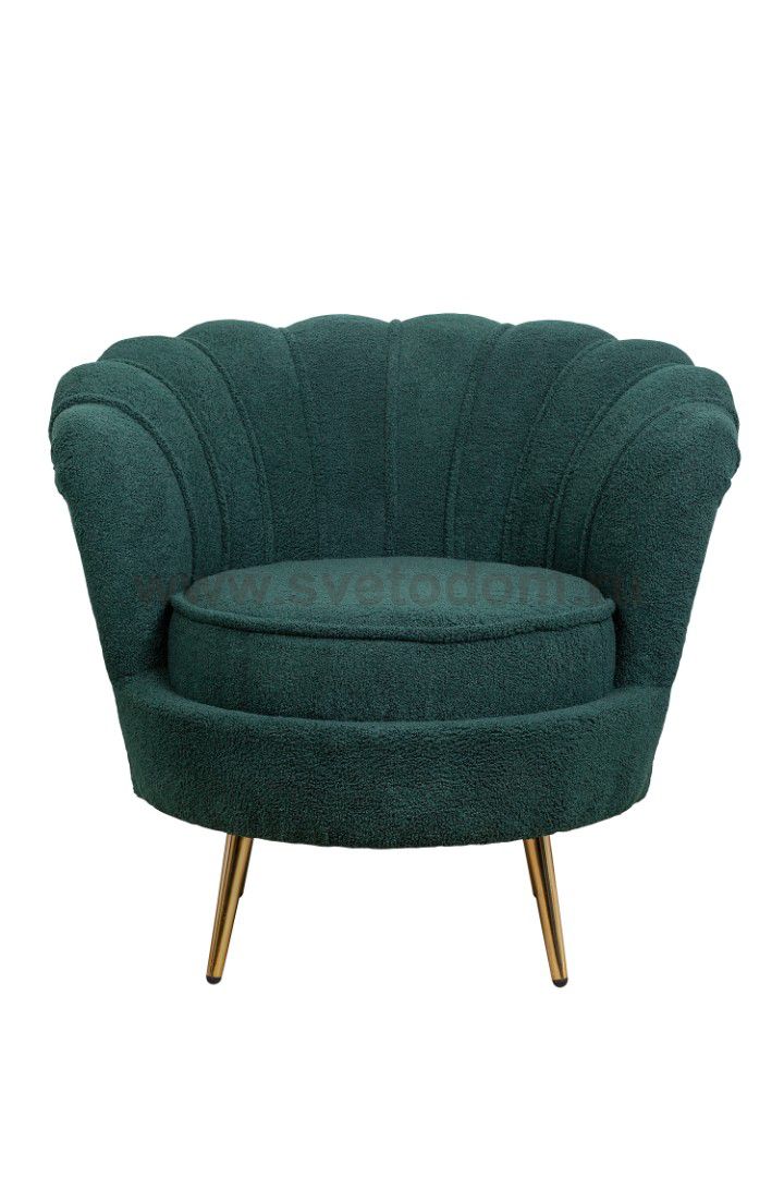Низкое кресло Pearl Green Boucle MAK interior 7LV29040-GBU Зеленый
