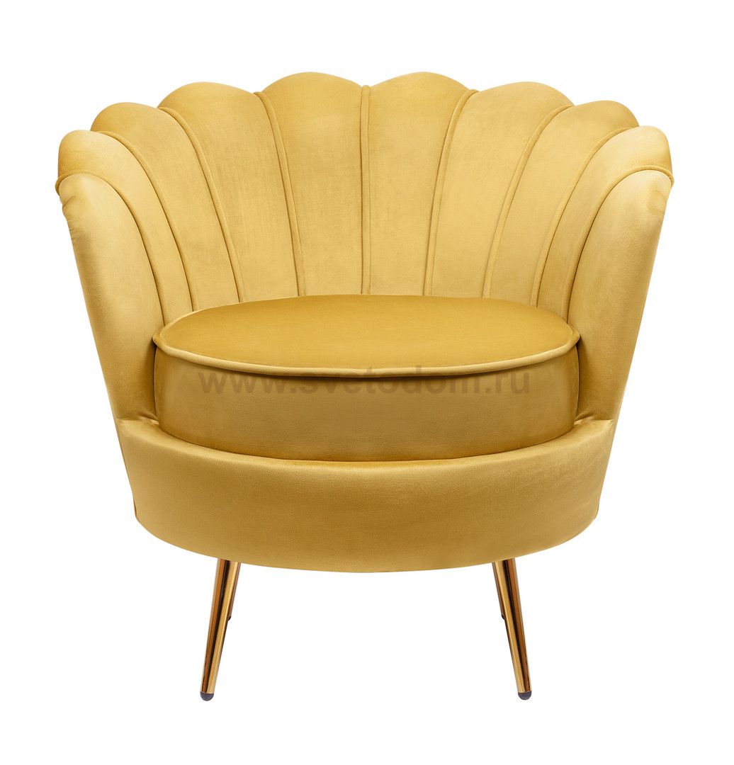 Низкое кресло Pearl Yellow MAK interior 7LV29040-YL Желтый