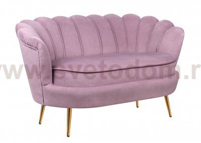 Дизайнерский двухместный диван Pearl Double Pink MAK interior 7LV29042-25 Розовый