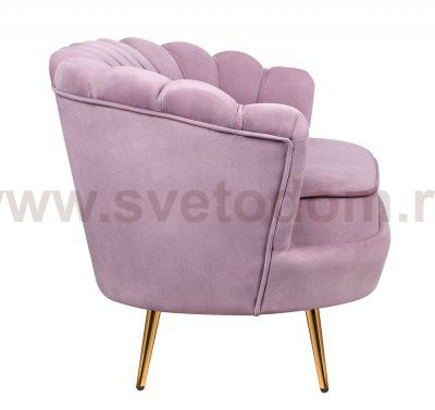 Дизайнерский двухместный диван Pearl Double Pink MAK interior 7LV29042-25 Розовый