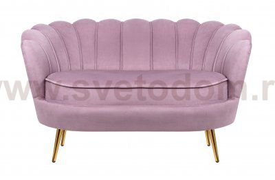 Дизайнерский двухместный диван Pearl Double Pink MAK interior 7LV29042-25 Розовый