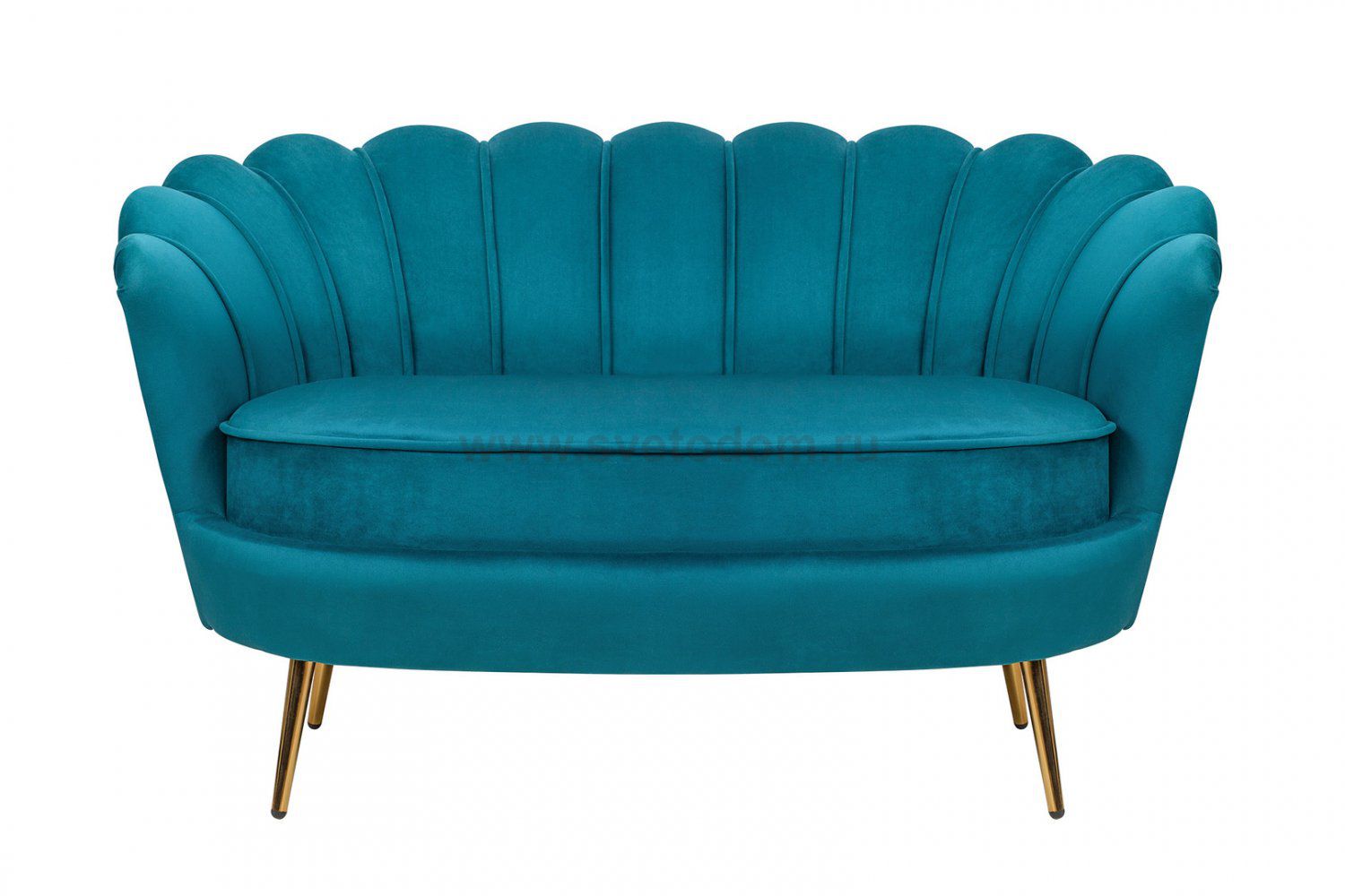 Диван Pearl Double Marine Velvet MAK interior 7LV29042-27 Сине-зеленый