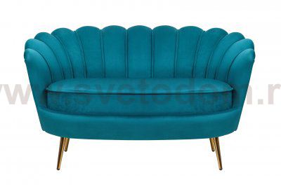 Диван Pearl Double Marine Velvet MAK interior 7LV29042-27 Сине-зеленый