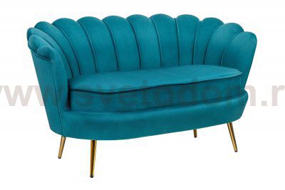 Диван Pearl Double Marine Velvet MAK interior 7LV29042-27 Сине-зеленый