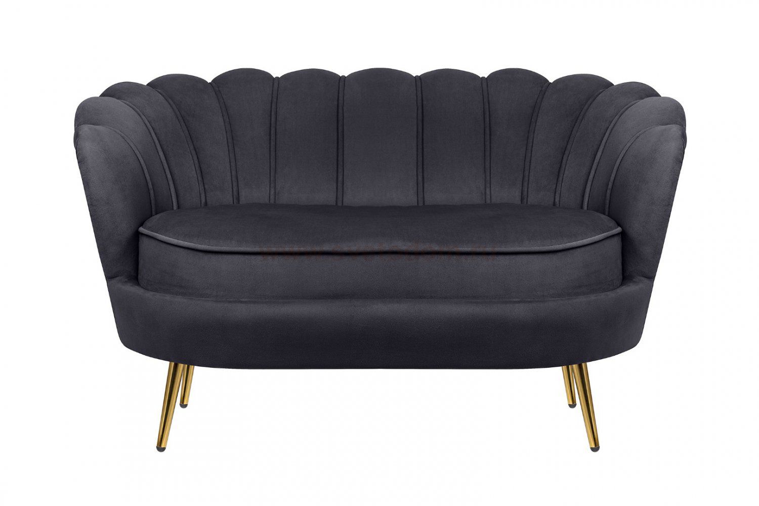 Дизайнерский двухместный диван Pearl Double Black MAK interior 7LV29042-B Черный