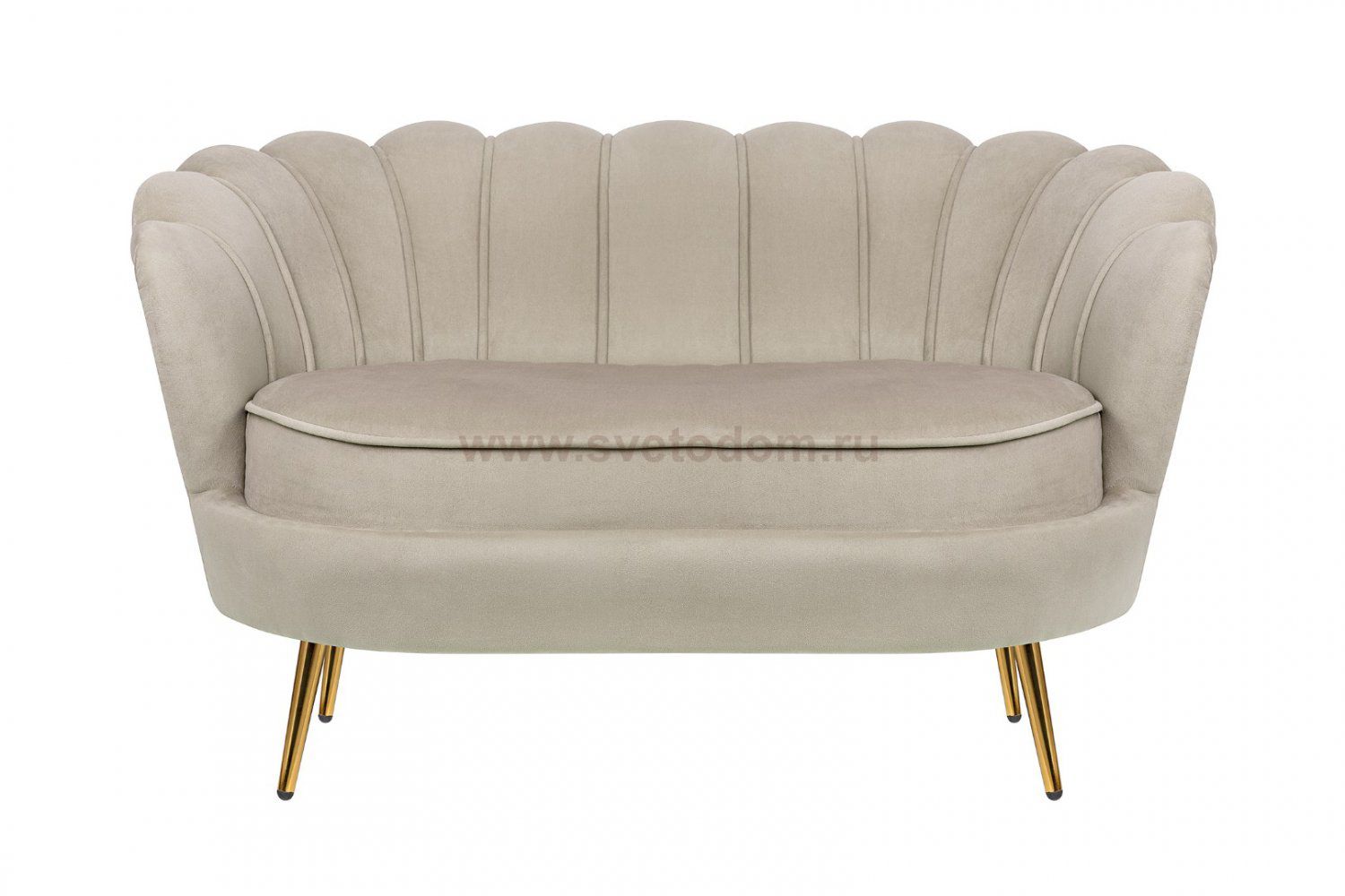 Дизайнерский двухместный диван Pearl Double Taupe MAK interior 7LV29042-T Коричневый