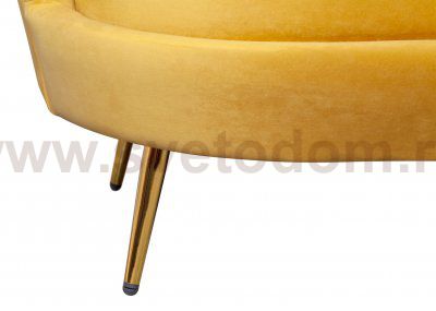 Дизайнерский диван Pearl Triple Yellow MAK interior 7LV29043-YL желтый