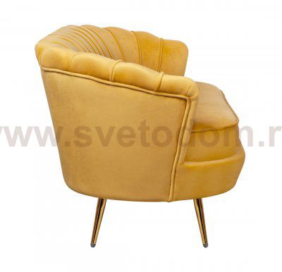 Дизайнерский диван Pearl Triple Yellow MAK interior 7LV29043-YL желтый