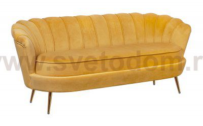 Дизайнерский диван Pearl Triple Yellow MAK interior 7LV29043-YL желтый