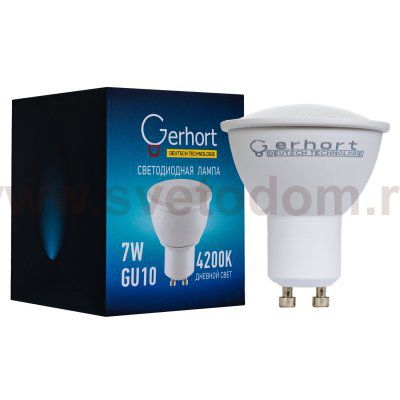 Экономсвет 7W GERHORT GU10 LED 4200K GU10