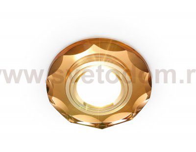 Светильник точечный Ambrella 800 BR коричневый MR16 D90 mm CRYSTAL SPOT