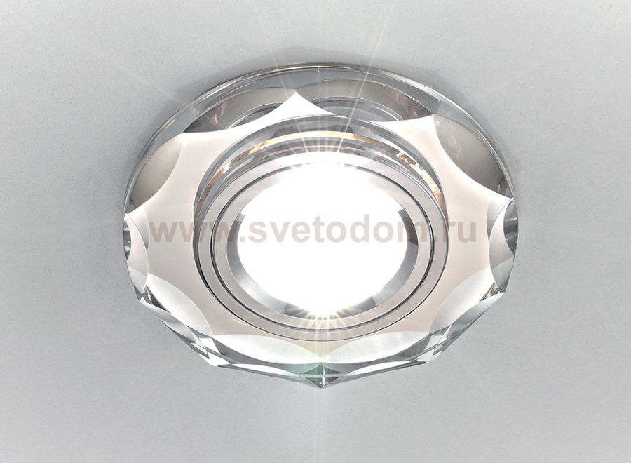 Светильник точечный Ambrella 800 CL хром MR16 D90 mm CRYSTAL SPOT