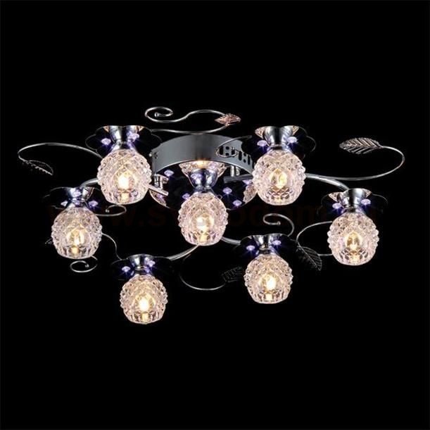 Светильник Eurosvet 80003/7 хром/синий+красный+фиолетовый