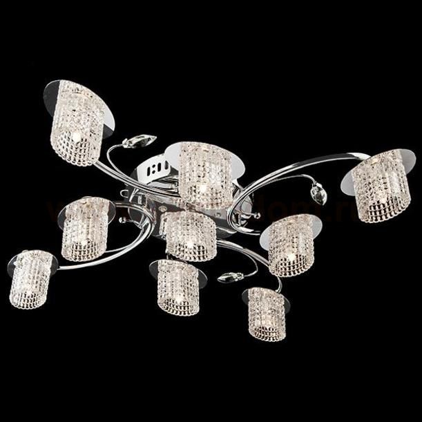 Светильник Eurosvet 80006/9 хром/синий+красный+фиолетовый