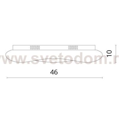 Светильник потолочный Divinare 8003/46 PL-1 LEVITA