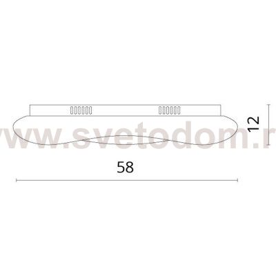 Светильник потолочный Divinare 8003/60 PL-1 LEVITA