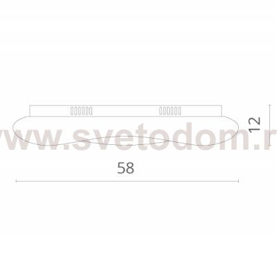 Светильник потолочный Divinare 8003/60 PL-1 LEVITA