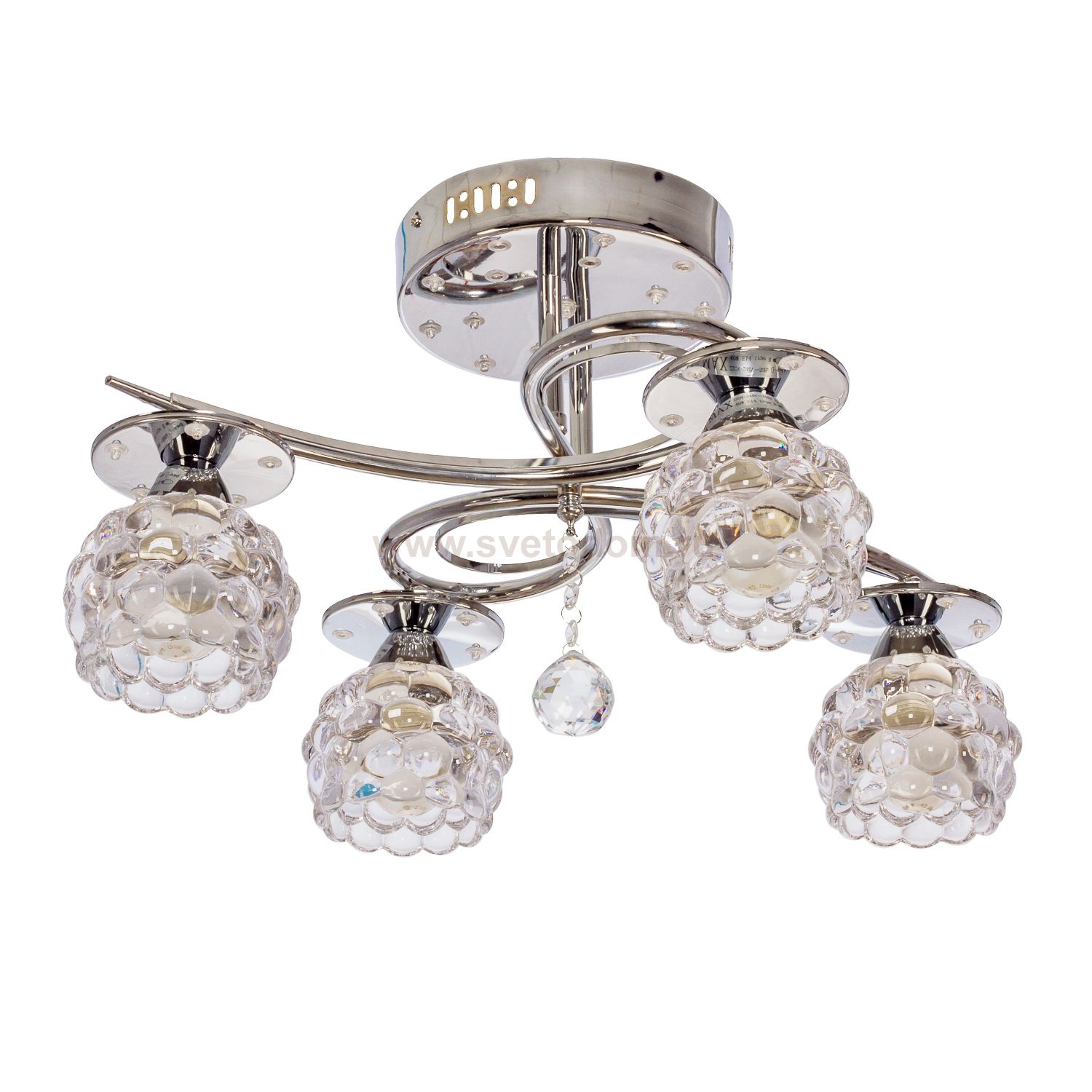 Потолочный светильник Экономсвет 80078F/4CR LED