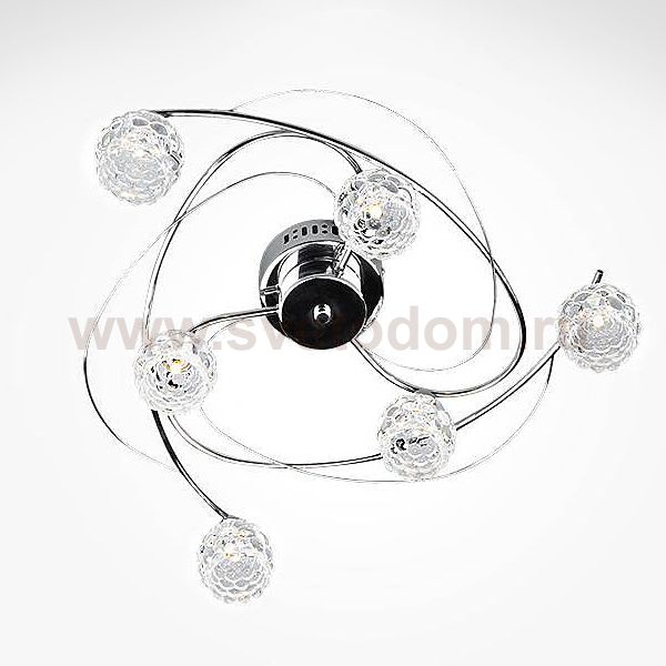 Люстра потолочная Eurosvet 80103/6 хром