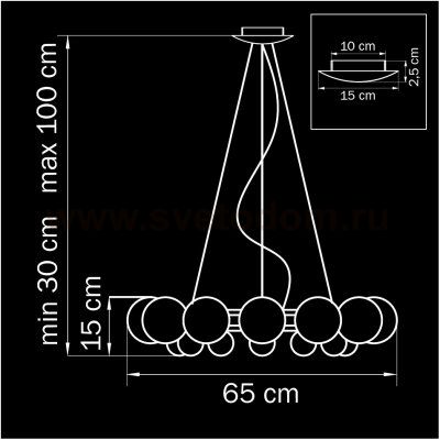 Люстра подвесная Lightstar 801124 Sferetta