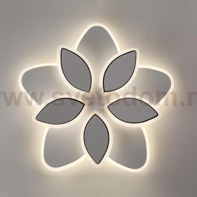 8014/75CL LEDIO LN25 белый/белый металл/акрилл Потолочный светильник LED 75W 220V 3000-6000K LOTUS