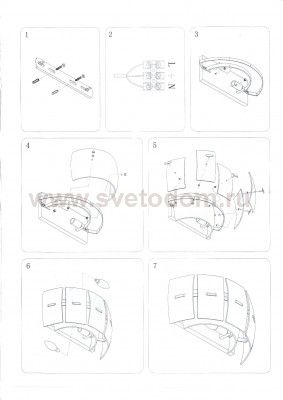 Светильник бра Lightstar 801626 Lamella