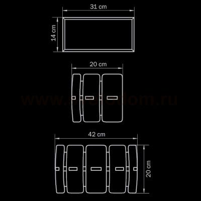 Светильник бра Lightstar 801626 Lamella
