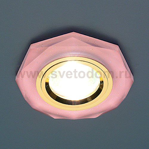 Светильник Elektrostandard 8020 PK GD розовый/золото