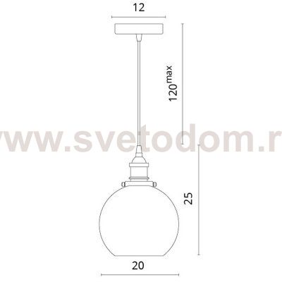 Светильник подвесной Divinare 8020/02 SP-1 OMICRON