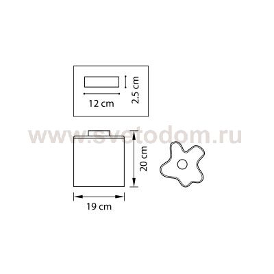 Светильник потолочный Lightstar 802011 Nubi ondoso