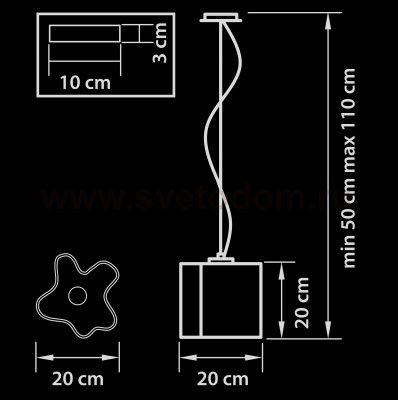 Подвесной светильник Lightstar 802110 Nubi