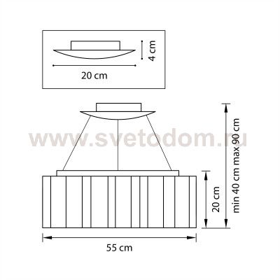 Люстра подвесная Lightstar 802161 Nubi ondoso