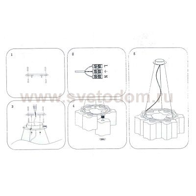Люстра подвесная Lightstar 802161 Nubi ondoso